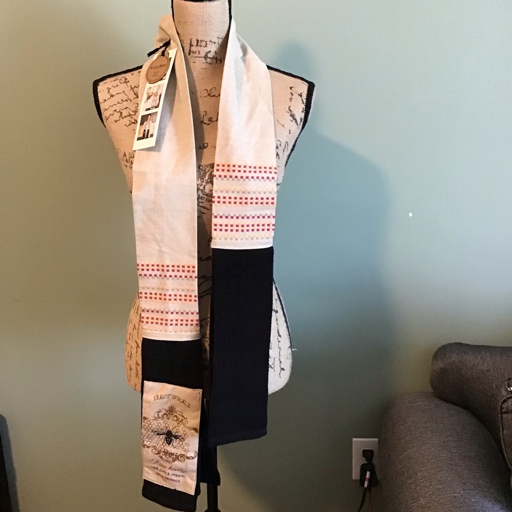 DEMDACO Kitchen BOA Classic Tea Towel “Raw Honey” 100% Cotton NWT
